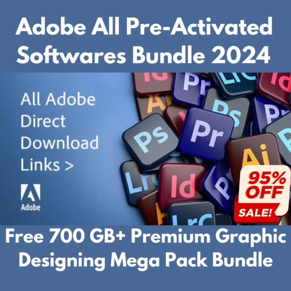 Adobe All Pre-Activated Softwares Bundle 2024