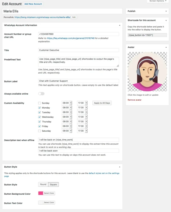 WhatsApp Chat WordPress v3.6.8 Plugin Download Lifetime Updated - Image 2